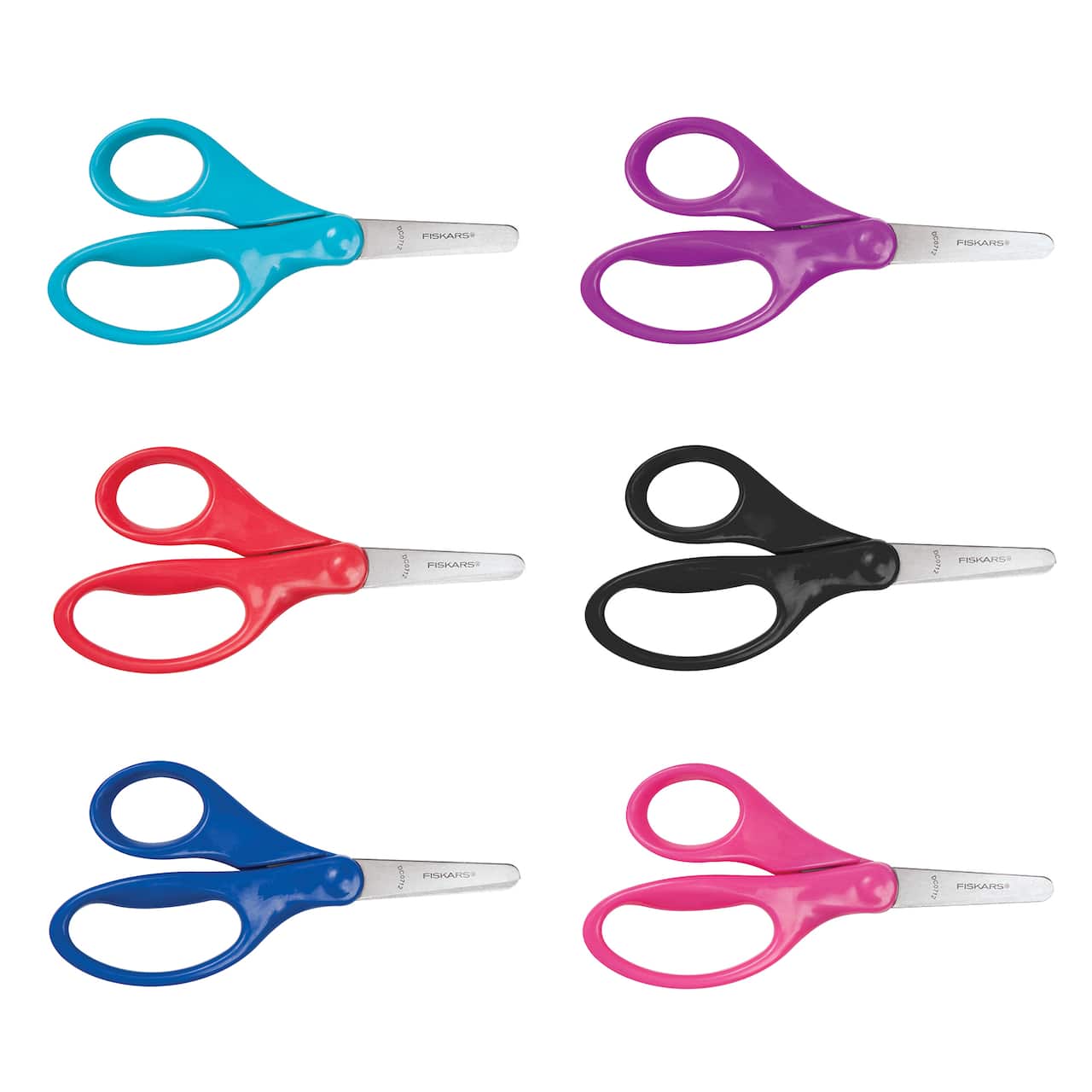 Assorted 5 Fiskars® Blunt-Tip Kids Scissors